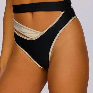 iHeartRaves “Backstage Baddie” Reflective Cutout Bottoms